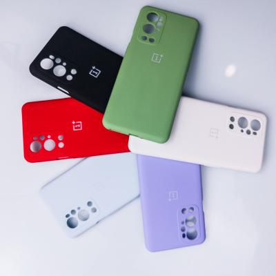 China Original Oneplus 9Pro 9 Pro Anti-fall Liquid Silicone Soft Case For One 8t Slim Soft Back Cover Plus OP Plus 9PRO for sale