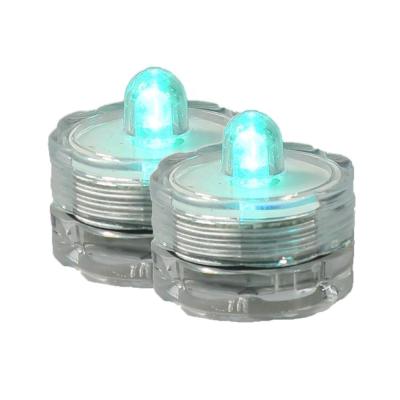 China Holiday Factory Price Tea Light Waterproof Battery Pool Lights Underwater Led Submersible Lights for sale