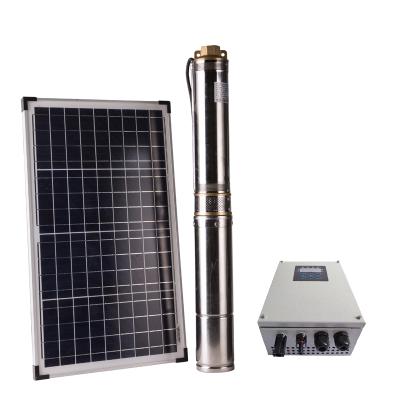 China Industrial Hybrid Water Pump Solar Submersible Water Pump Deep Well 2 Hp Solar Power Water Pump for sale