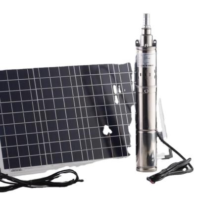 China Commercial Full Borehole Solar DC Solar Pump and Panel Water Pump System for Farm for sale