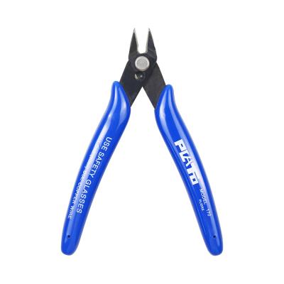 China Cutting Side of Mini Diagonal Pliers Cutters Cutting Tips Flush Anti-Slip Rubber Pliers Plier Pliers for sale