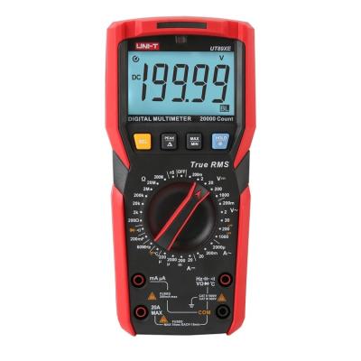 China Hot Sale UNIT UT89XE Digital Multimeter Display 20000 AC DC Voltage Range 1000V RMS NCV 20A True Current Tester UT89XE for sale