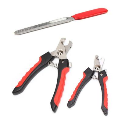 China 2021 Viable Hot Sale Dog Pet Nail Clippers Pet Grooming Scissors and Trimmer Dog Cat File for sale