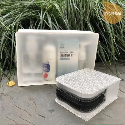 China Degradable EVA Storage Bag Mens Fashion Bag Travel Cosmetic Bag Wash Custom for sale