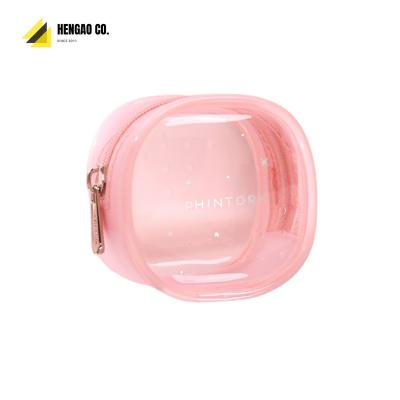 China Fashion 12*12*6cm Waterproof Clear Zipper Bag Washing Three-dimensional Cosmetics Earphone Data Cable Storage Bag for sale