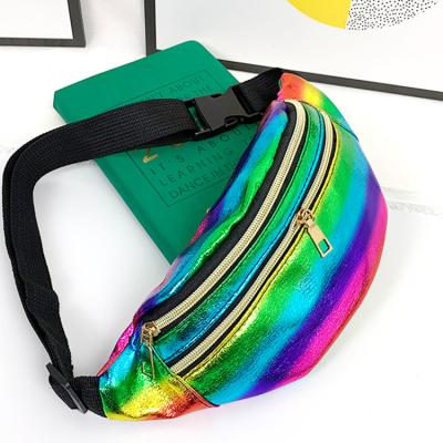 China Wholesale waterproof running bag waist bag outdoor sport fashion sequin purses and bling pussy packs for sale