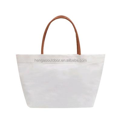 China Custom Canvas Handbag High Quality Grocery Bag PP Cotton Reusable Custom Shopping Bag With Logo for sale