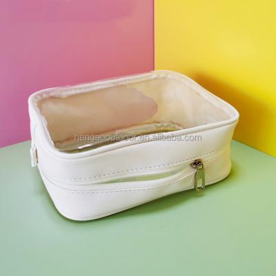 China High Quality Logo Custom Men's Travel Logo Bag Clear PVC Makeup Cosmetic Bag Storage Bag PVC Wash Cosmetic Bag Low Moq for sale