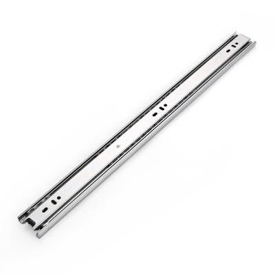 China 3 Fold+Full Extension Ball Bearing Drawer Slide Channel Cabinet Drawer Telescopic Slides for sale