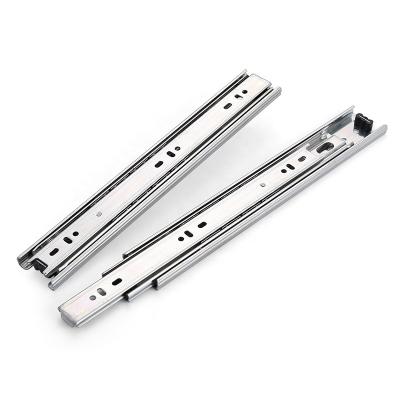 China 42mm Full Extension Slide Channel Zinc Contemporary Drawer Slide for sale