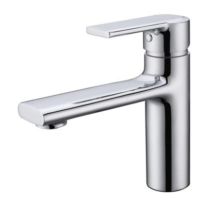 China Cheaper Price Metered Faucets Chrome Plate Deck Mounted Waterfall Brass Faucet Basin Faucet for sale