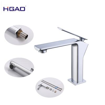 China Metered Faucets Made In China Luxury New Brass Single Handle Basin Faucet Modern Basin Faucet for sale