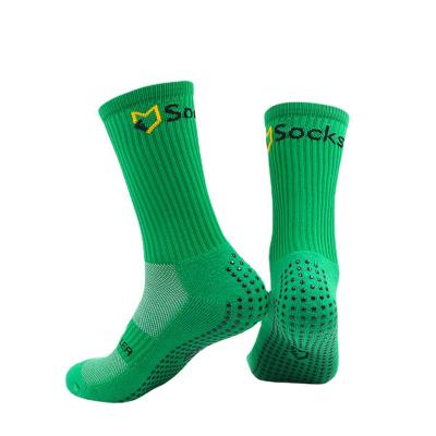 Κίνα Anti-Bacterial Manufacturer Anti Slip Mid-Calf High Football Socks, Non Slip Soccer Basketball Hockey Sports Grip Pads Socks προς πώληση