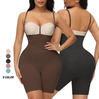 Китай Amazon Women's Bodysuit Tummy Control Breathable Shorts Butt Push Up Plus Size Panties Underwear Shapewear Seamless Jumpsuit продается