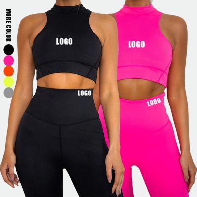 China Breathable Yoga Sets Fitness Women Yoga Pants Sets Gym Workout Sets Clothing Women en venta