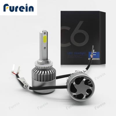 China Automobile Lamp Car New Led Headlight Bulbs H1 H3 H4 H7 Headlamps H11 9005 Wholesale Automotive Lamp C6 880 9006 Parts Automobile for sale