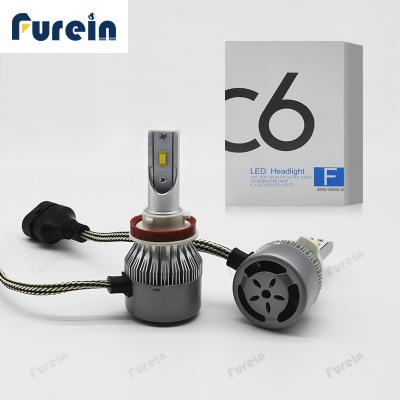 China car head lamp c6 led headlight H1 H3 H4 H11 led headlight 9005 car headlight led 9006 880 led bulb parts C6 9005 C6 for sale