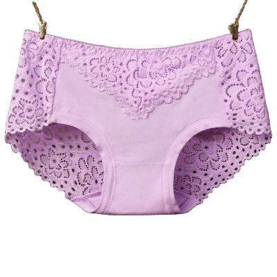 China Breathable Lace Panties Design Women Young Girls Super Soft Sexy Underwear for sale