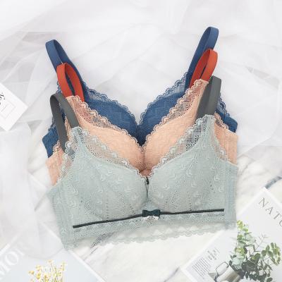 China U-Shape Antibacterial Sexy Seamless Adjustable Strap 3D Bra Underwear Model Bra Lift Up Bra Top Women New for sale