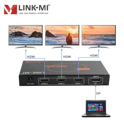 China LINK-MI 3-Port UHD Multi-Screen Clamp With 1 DP Signal Into 3 HDMI 1x3 Video Wall Controller LM-STV03 for sale