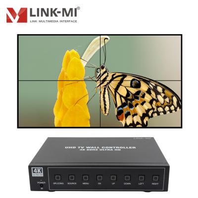 China LINK-MI 4K 2x2 Video Wall Controller Support PIP 2x2 1x2 1x3 1x4 2x1 3x1 4x1 HDMI DP Multiple Between 4 Channel TV Wall LM-TV04P for sale