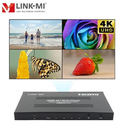 China 4K@30Hz HDMI Multiviewer Seamless Switch LINK-MI 4x1 2x1 Switching PIP 13 Audio Display Modes for sale