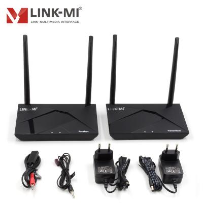 China LINK-MI 100M/328FT Wireless HDMI Extender with YUV Wireless Transmitter and Receiver 1080P@60Hz 4:4 Loop: 4 IR 8-Bit Control LM-WEX100 for sale