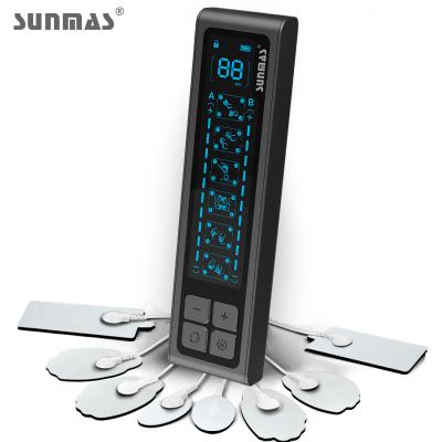 China 24 Modes Wired Square Shape Apparatus Ten Physiotherapy EMS Ten Unit Muscle Stimulator for sale