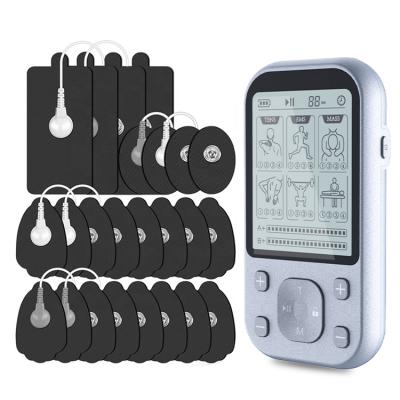 China 24 Modes Customized Portable Color Ten Device Wired Electronic Muscle Stimulator Ten Machine for sale