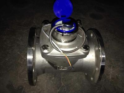 China Stainless Steel Horizontal Woltman Water Meter With Pulse Output Class B for sale