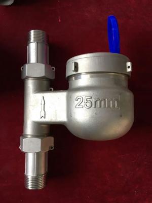 China Inline Multi Jet Water Meter Stainless Steel , Portable Water Meter Magnetic Drive for sale