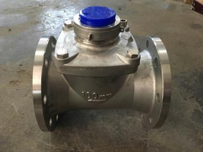 China Stainless Steel Woltman Bulk Water Meter, Commercial Water Meter Low Pressure for sale