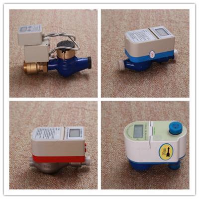 China High Accuracy GSM IC Card Electric Prepaid Water Meter In Vertical Installation for sale