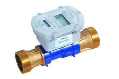 China Iron body Electronic Water Meter For AMR System Vertical Helix Type for sale