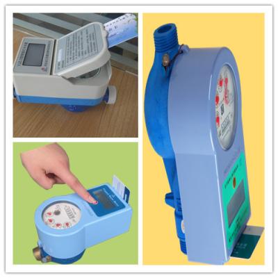 China PPO Material IC Card Water Prepaid Meters , 15mm - 25mm Household Water Meter Touch Type for sale