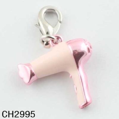 China High Quality Alloy Diy Jewelry Accessories Hair Dryer Zinc Alloy Pendant Charms for sale