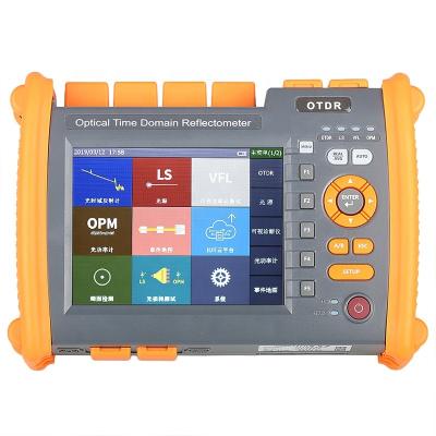 China Cable Testing AUA5280 1310 1550nm 32/30dB SM with VFL OPM Light Source Fibra Optica OTDR OTDR Fiber Optic TD Time Scale Reflectometer for sale