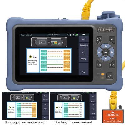 China FTTH system cable tester ranger exfo otdr prices comptyco otdr aua800a fiber optic sm with light source afl otdr for sale