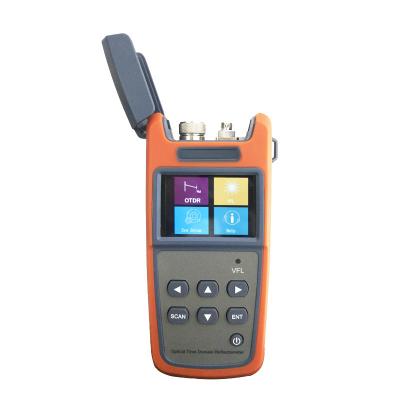 China Fttx Ftth 1310nm 1550nm 22db 24db Mini Otdr Tester Single Mode Optical TD Time Scale Reflectometer With VFL OPM Meter JW3305A for sale