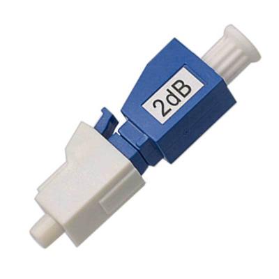 China Telecom Fixed Male Optical Attenuators To Female LC UPC Singlemode Connectors With 1dB 2dB 10dB 25dB Fiber Optic Attenuation for sale