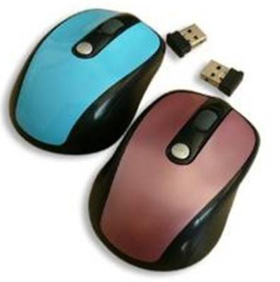 China No Code Matching Blue PC 2.4G Wireless Mouse With USB Nano Receiver For Windows 2000 for sale