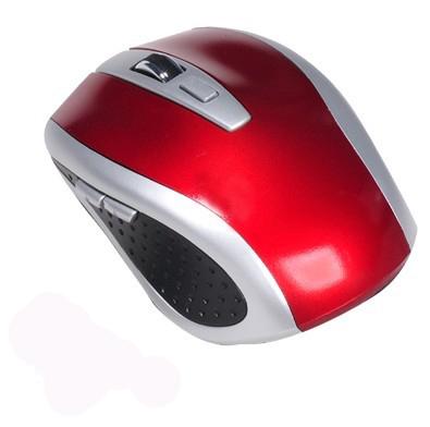 China 2.4GHz~2.4835Ghz High Resolution Laptop Red Bluetooth Cordless Mouse For Windows Me System for sale