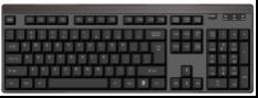 China PS2 OEM USB Plastic Waterproof Computer Keyboard With Etch Surface For Office for sale