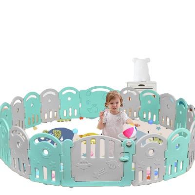 China HQSLP Durable Extra Large Baby Playpen Baby Playpen With Cheap Mat Baby Playpen for sale