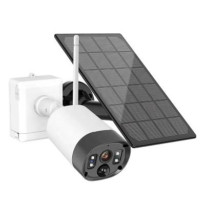 China Hot Sale HD NIGHT VISION Solar Panel Battery Camera 1080P 2 Way Audio Outdoor Waterproof Wireless Video Surveillance Camera for sale