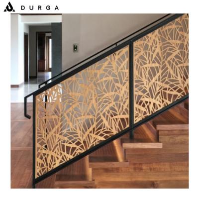 중국 Decorative Design Powder Coated Aluminum Laser Cut Stair Railing Partition Fence Privacy Screen 판매용