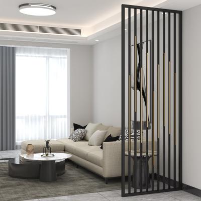 China Interior Decor Skeleton Office Room Divider Electroplating Stainless Steel Or Steel Screen Partition for sale