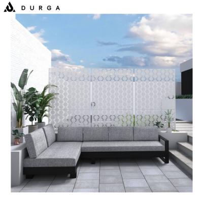 China Powder Coated Metal Laser Cut Room Divider Wall Panels Aluminum Garden Privacy Screen for sale