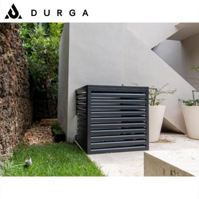 China Anti-corrosion and durable outdoor custom aluminum unit canopy metal cladding air conditioner cover heat pump cover en venta