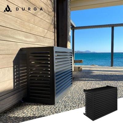 China Factory Direct Outdoor Aluminum AC Unit Canopy Metal Cladding Air Conditioner Cover Anti-Corrosion And Durable for sale